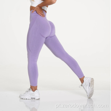 Leggings de fitness sem costura para mulheres Scrunch Butt